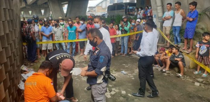 Mayat Pria Ditemukan di Bawah Fly Over Amplas