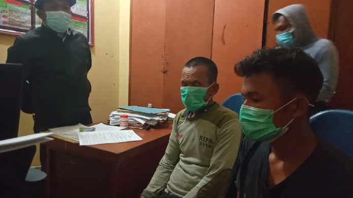 Dua Pencuri Ikan Milik PT Aqua Farm Nusantara Ditangkap Polsek Simanindo