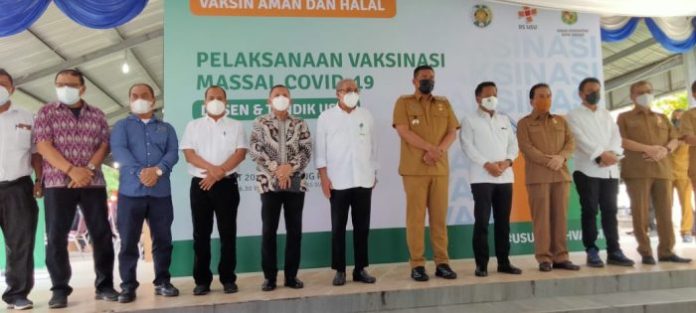 2.065 Dosen dan Tenaga Pendidik USU Menerima Vaksin