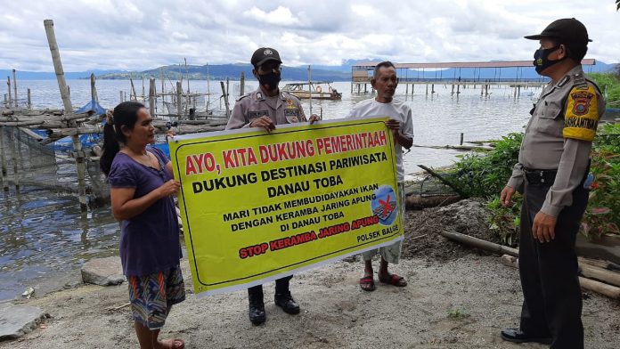 Polres Toba Imbau Warga Jangan Menambah KJA di Danau Toba
