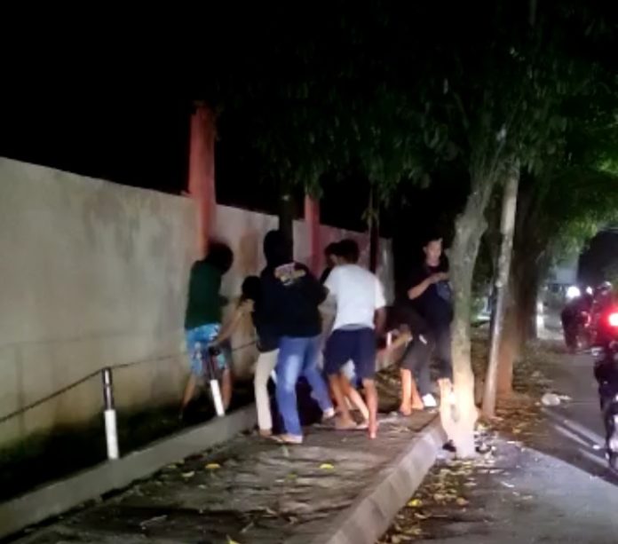 Beredar Video, Terduga Pelaku Curanmor Dimassakan Warga di Jalan Kartini Siantar
