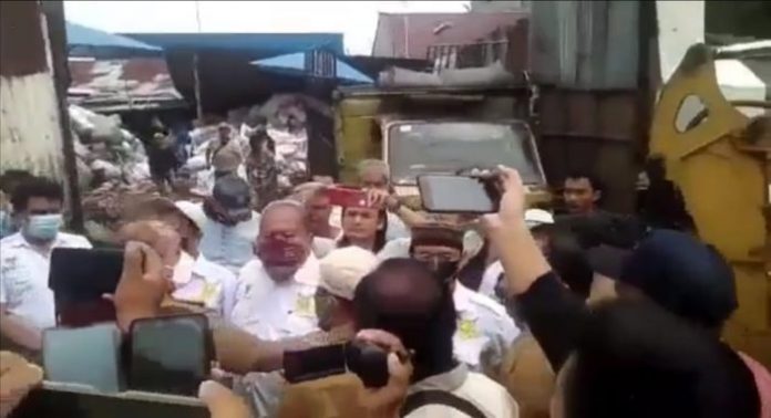 Penertiban Drainase di Jalan Karya Medan Barat Diwarnai Kericuhan