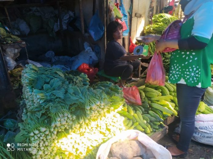 Harga Sayur di Pasar Tradisional Siantar Melonjak