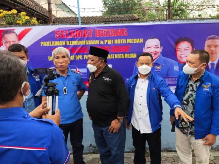 Bantu Masyarakat di Masa Pandemi, Partai Demokrat Gelar Donor Darah di Medan