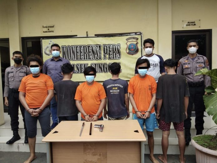 6 Pelaku Penyerangan Warung Ayam Penyet di Medan Ditangkap