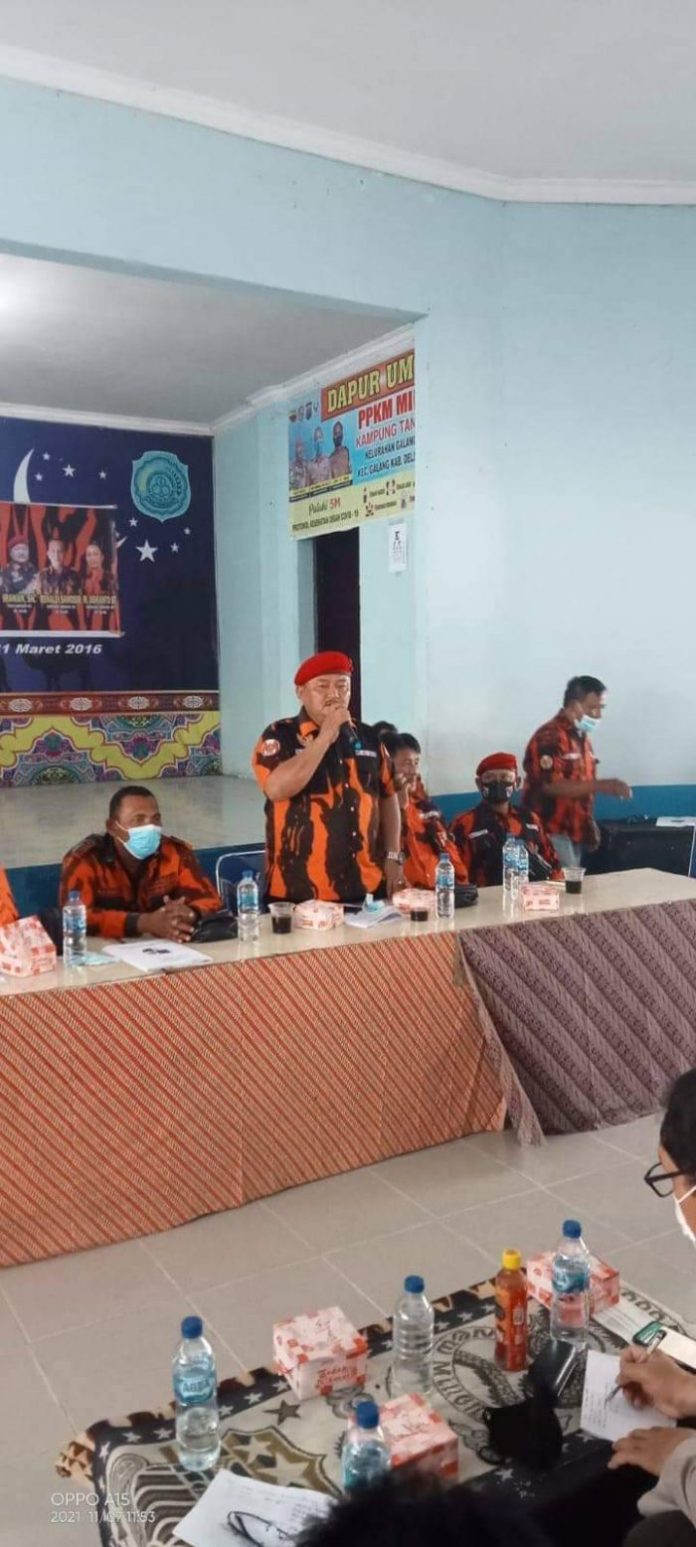 Rachul Barus Terpilih Jadi Ketua Ranting PP Galang Kota Deli Serdang