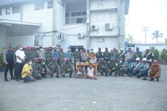TNI-Polri Operasi Pekat di Belawan, 2 Pemakai Narkoba Diciduk
