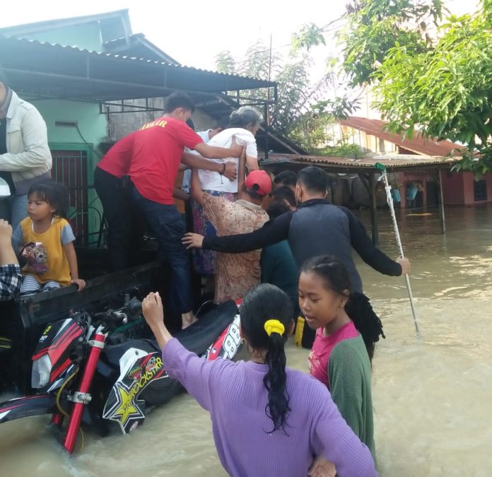 Ribuan Rumah di Tebing Tinggi Terendam Banjir