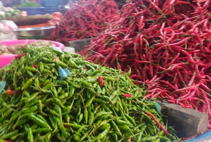 Harga Cabai Rawit di Siantar Turun Jadi Rp38 Ribu Per Kilogram