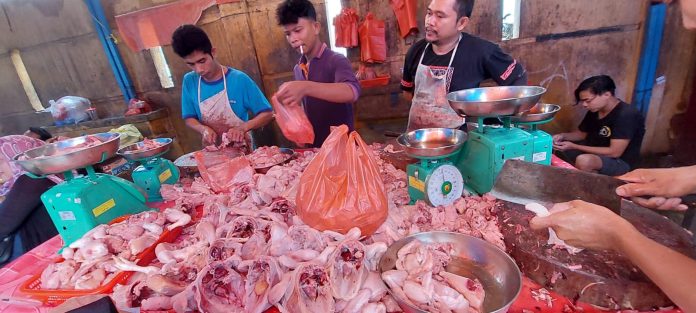 Pedagang Nasi di Medan Menjerit, Harga Ayam Potong Terus Naik