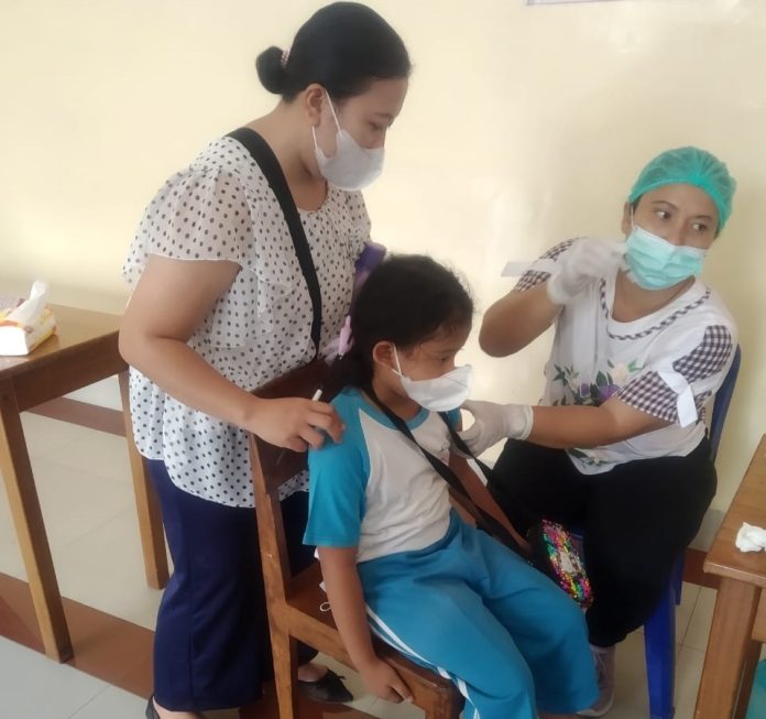 Poldasu dan Polres Gencarkan Vaksinasi Anak Usia 6-11 Tahun