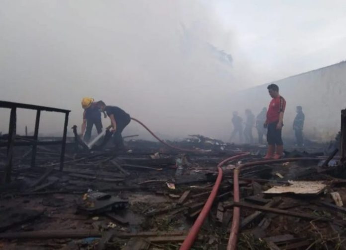 Gudang Aset Pemko Medan di Jalan AH Nasution Terbakar