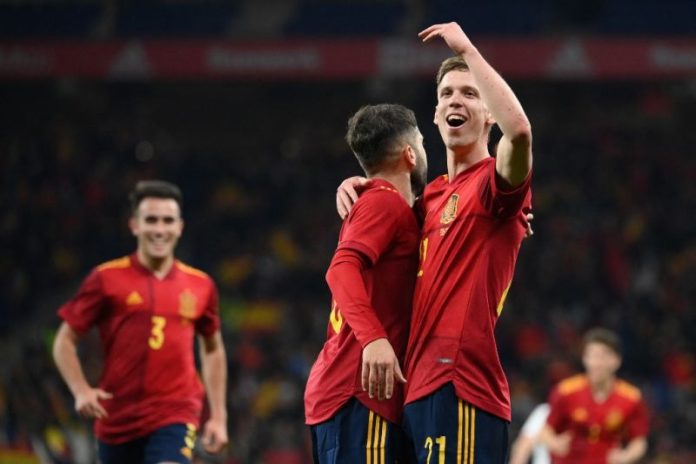 Dani Bawa Spanyol Menang 2-1 atas Albania