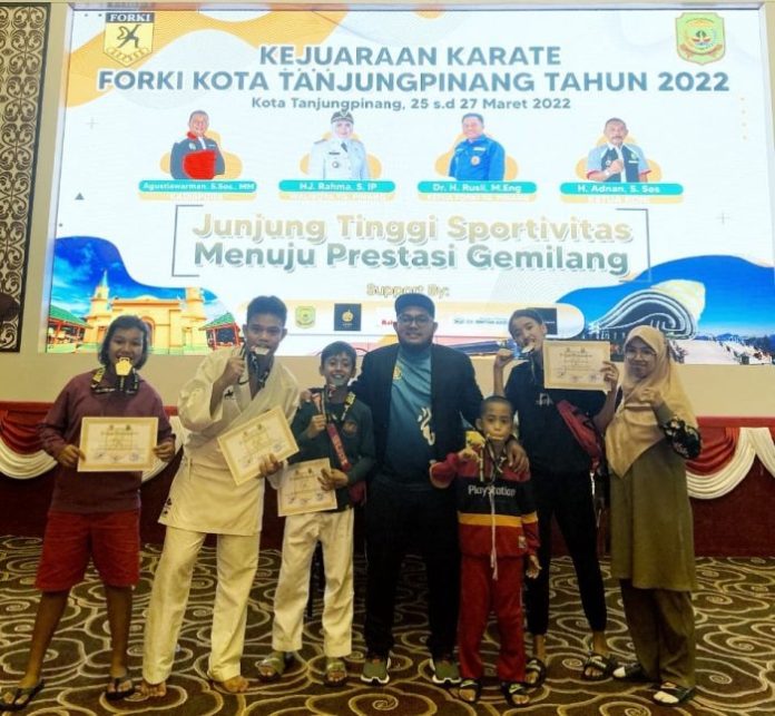 5 Atlet Inkanas Siantar Sabet Emas, Perunggu dan Perak di Open Turnamen Karate Tanjung Pinang