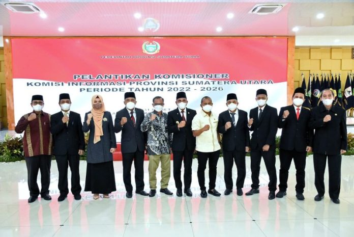 Gubsu Tekankan Tiga Hal pada Pelantikan Anggota Komisi Informasi Provinsi Sumut