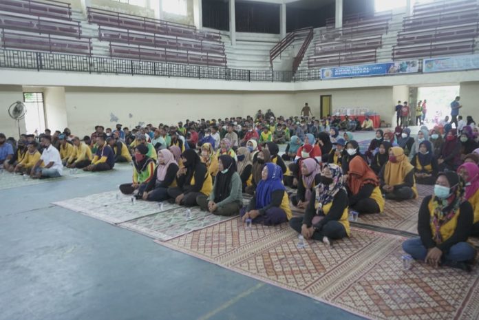 Ribuan Petugas Kebersihan di Asahan Silaturahmi dengan Wabup