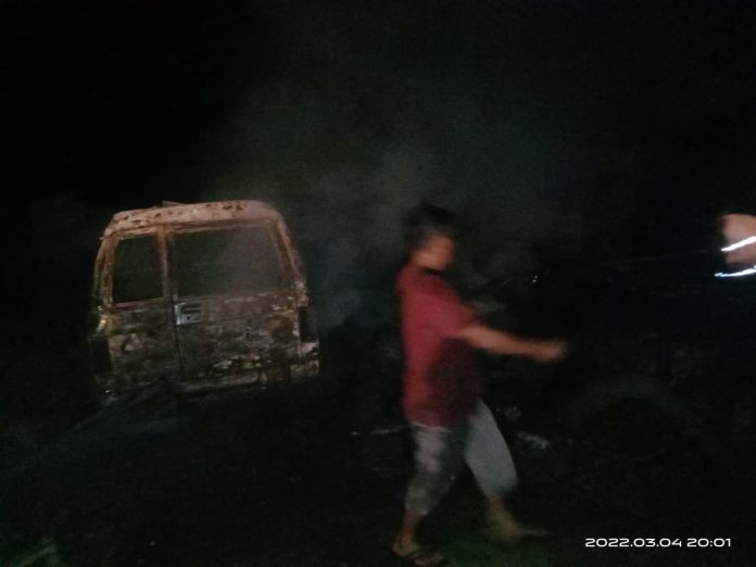Ditinggal Pemilik, Rumah dan 1 Unit Mobil Hangus Terbakar di Dairi
