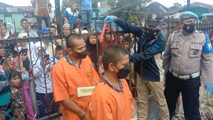 15 Adegan Pembunuhan Dokter Gigi Ida Harahap di Padangsidimpuan Direkonstruksi