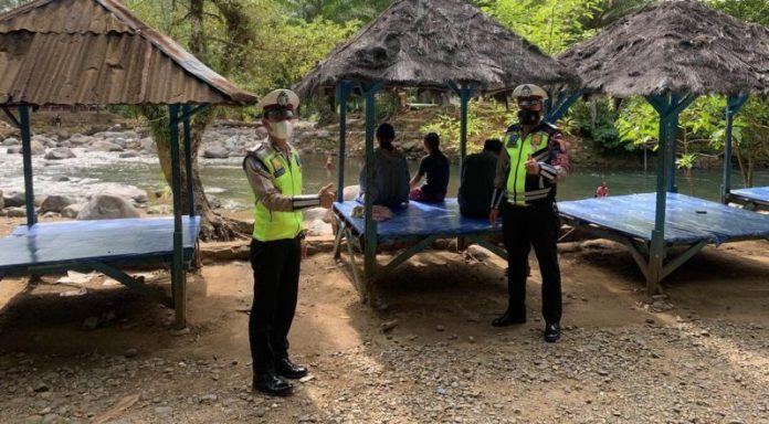 Dua Wisata Ini Menjadi Titik Giat Sat Lantas di Tapsel