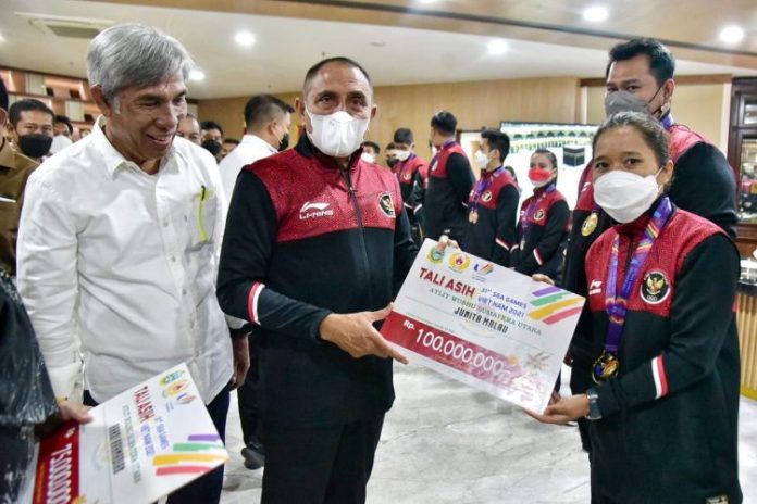 Gubernur Sumut Beri Bonus Rp1 Miliar Bagi Atlet Berprestasi di SEA Games Vietnam