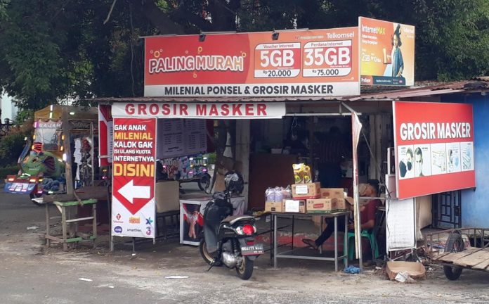 Libur Lebaran Tak Pengaruhi Omzet Penjualan Masker di Siantar