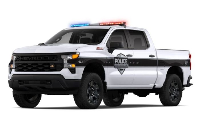Wow! Ini Dia Tampang Chevrolet Silverado yang Jadi Mobil Patroli Polisi AS