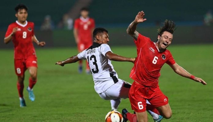 Dua Gol Witan Antar Indonesia Tundukkan Timor Leste 4-1