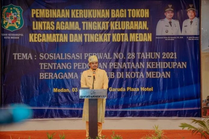 Bobby Nasution Ajak Semua Warga Wujudkan Medan Sebagai Kota Toleran