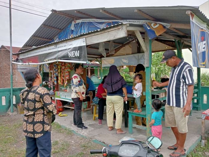 Miris, Posyandu Desa Pasar Melintang Lubuk Pakam Menumpang di Warung