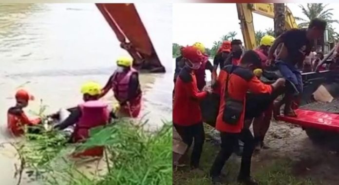Setelah Sepekan Pencarian, Korban Tenggelam di Sungai Singgabus Batu Bara Ditemukan