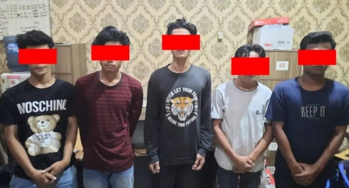 Polrestabes Medan Amankan 8 Remaja Diduga Anggota Geng Motor
