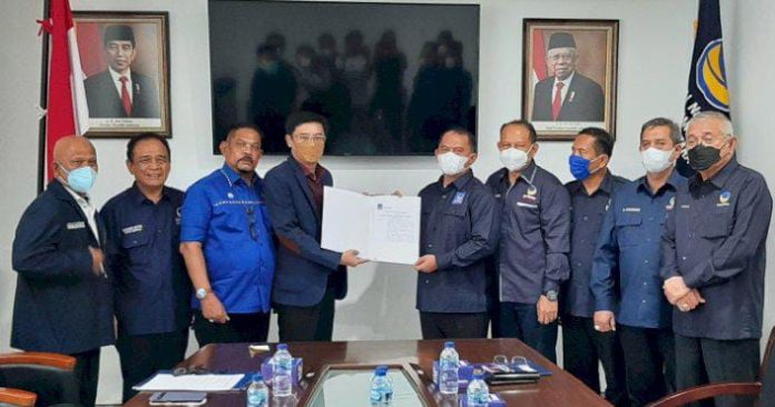 DPW NasDem Sumut Serahkan SK DPD Labuhanbatu dan Madina