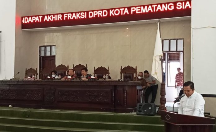 Setujui Ranperda PAPBD Tahun 2022, Fraksi PDIP Sampaikan 6 Catatan Penting