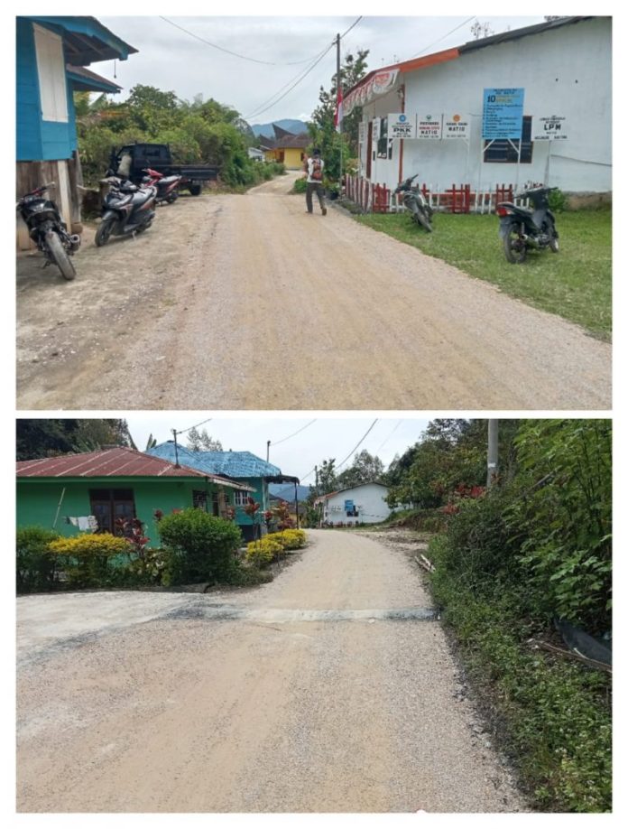 Pemdes Matio di Toba Alokasikan Dana Desa untuk Jalan Usaha Tani