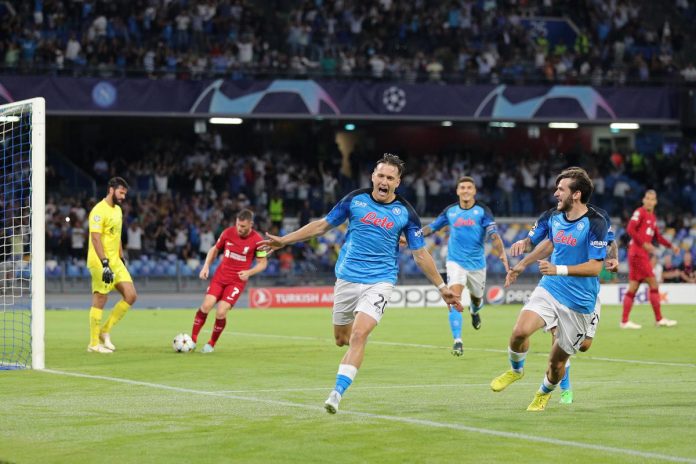 Liga Champions: Napoli Bantai Liverpool 4-1