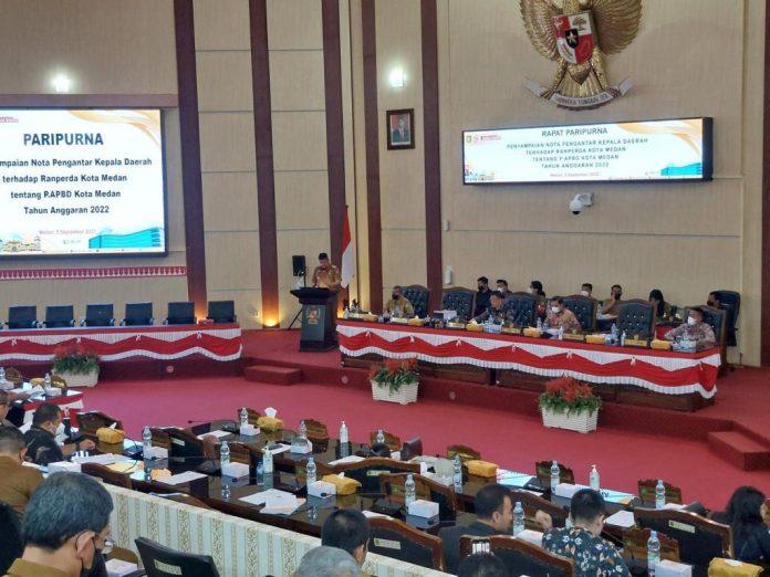 Wali Kota Medan Sampaikan Nota Pengantar Tentang Perubahan APBD TA 2022