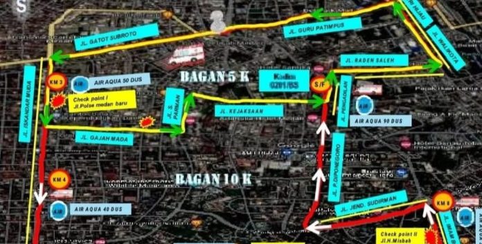 Ada Pameran Alutsista HUT ke-77 TNI, Sejumlah Ruas Jalan di Medan Ditutup