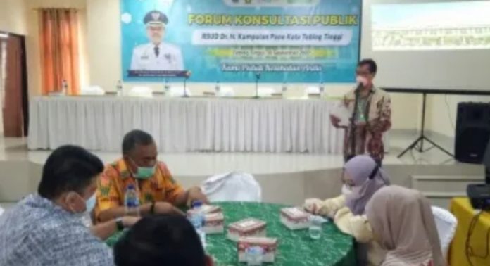 RSUD dr H Kumpulan Pane Tebing Tinggi Gelar Forum Konsultasi Publik