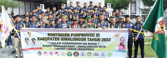 139 Atlet Simalungun Siap Bertanding di Porprovsu 2022