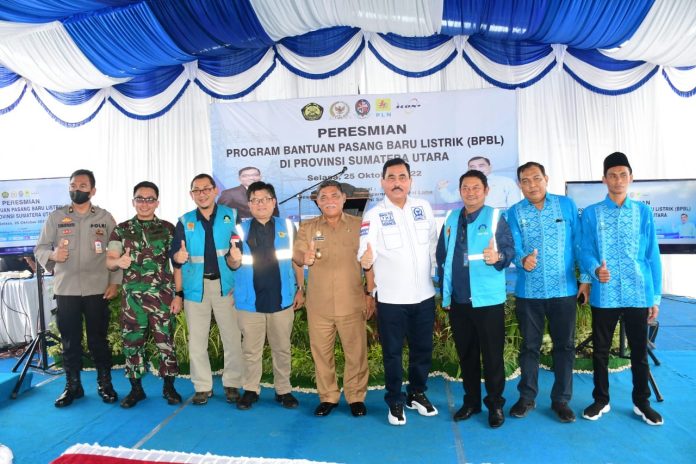 136 Rumah Tangga di Deli Serdang Penerima Penyalaan Pertama Program BPBL