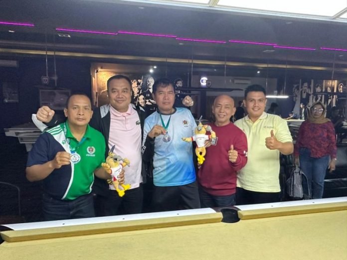 Tim Biliar PWI Sumut Bawa Pulang Dua Medali di Porwanas XIII