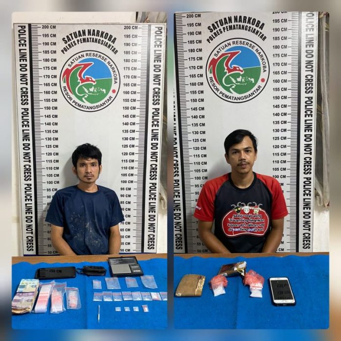 Dua Pengedar Narkoba di Siantar Ditangkap, Polisi Sita 10 Gram Sabu
