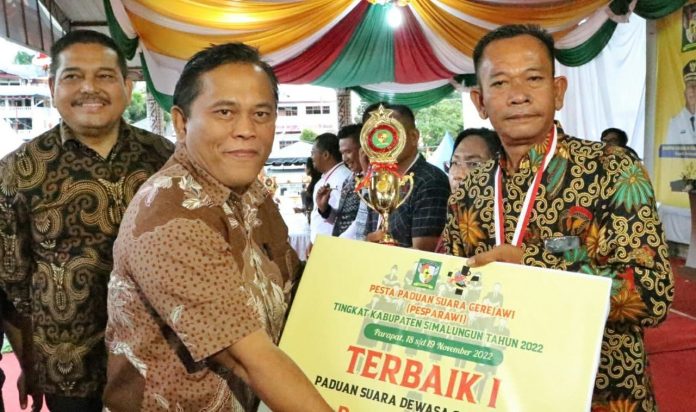 Pesparawi Tingkat Kabupaten Simalungun, Kecamatan Raya Juara Umum