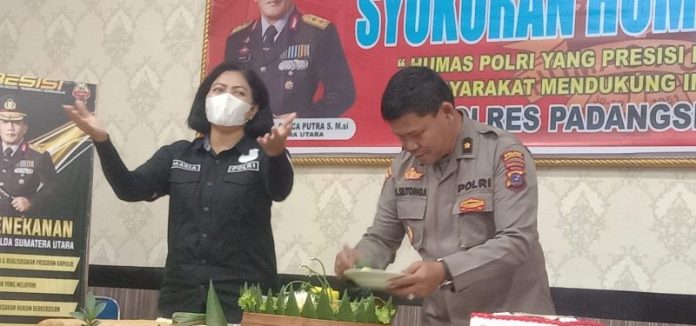 Syukuran Puncak HUT ke-71 Humas Polres Padangsidimpuan