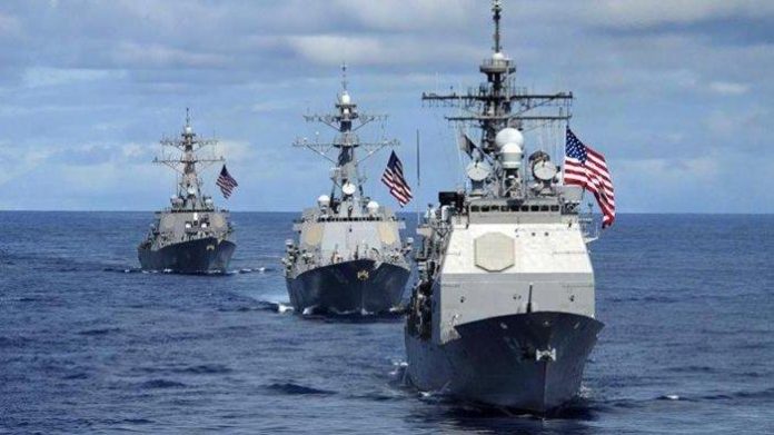 AS dan China Kian Panas, Kapal Perang Diusir