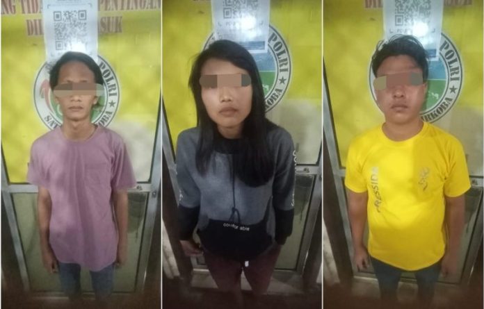Dua Pria dan Satu Wanita Pengguna Sabu Ditangkap Polres Binjai