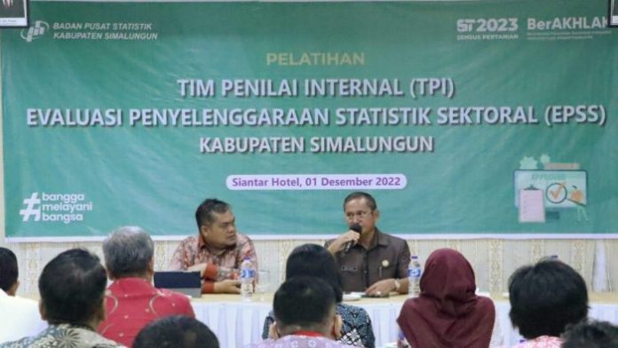 BPS Gelar Pelatihan TPI dan Sosialisasi EPSS di Kabupaten Simalungun