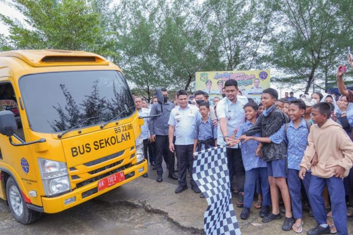 Bus Antar Jemput Sekolah Gratis Wujud Kebijakan Wali Kota Medan Pro Warga
