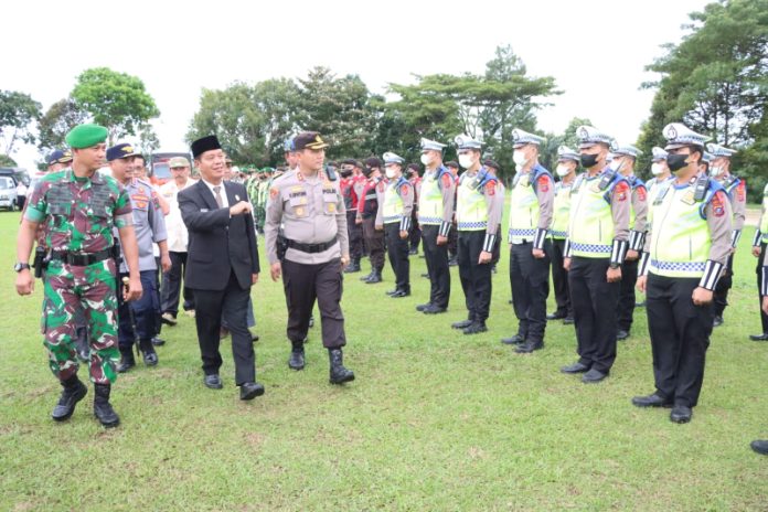 Polres Simalungun Laksanakan Apel Gelar Pasukan Operasi Lilin Toba 2022