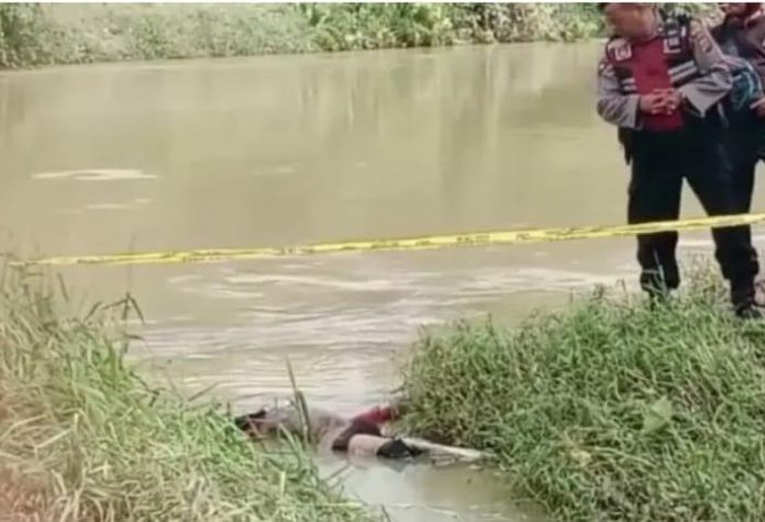 Jasad Mr X Ditemukan Mengapung di Aliran Sungai Padang Tebing Tinggi